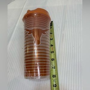 University of Texas UT Longhorns 24 oz Travel Mug Whirley Drink Works. NWT